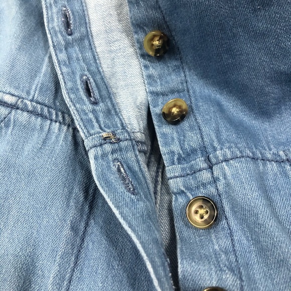 🌻SALE BCBGMaxazria Button Front Jumpsuit Size XS - Picture 9 of 13